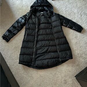 The Northface long puffer coat